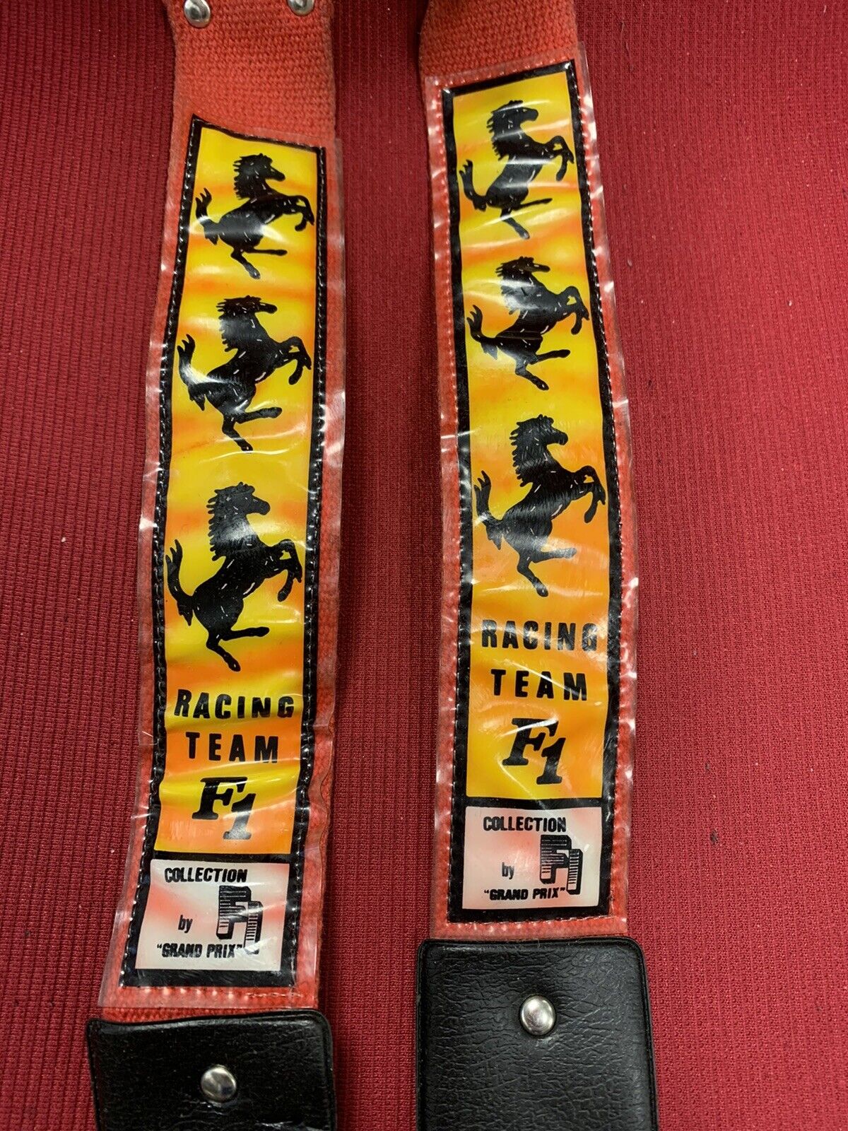 Vintage F1 grand prix camera shoulder strap