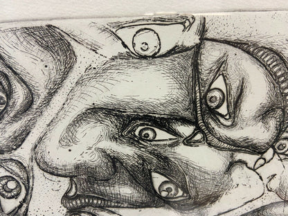 Disegno su carta con cornice