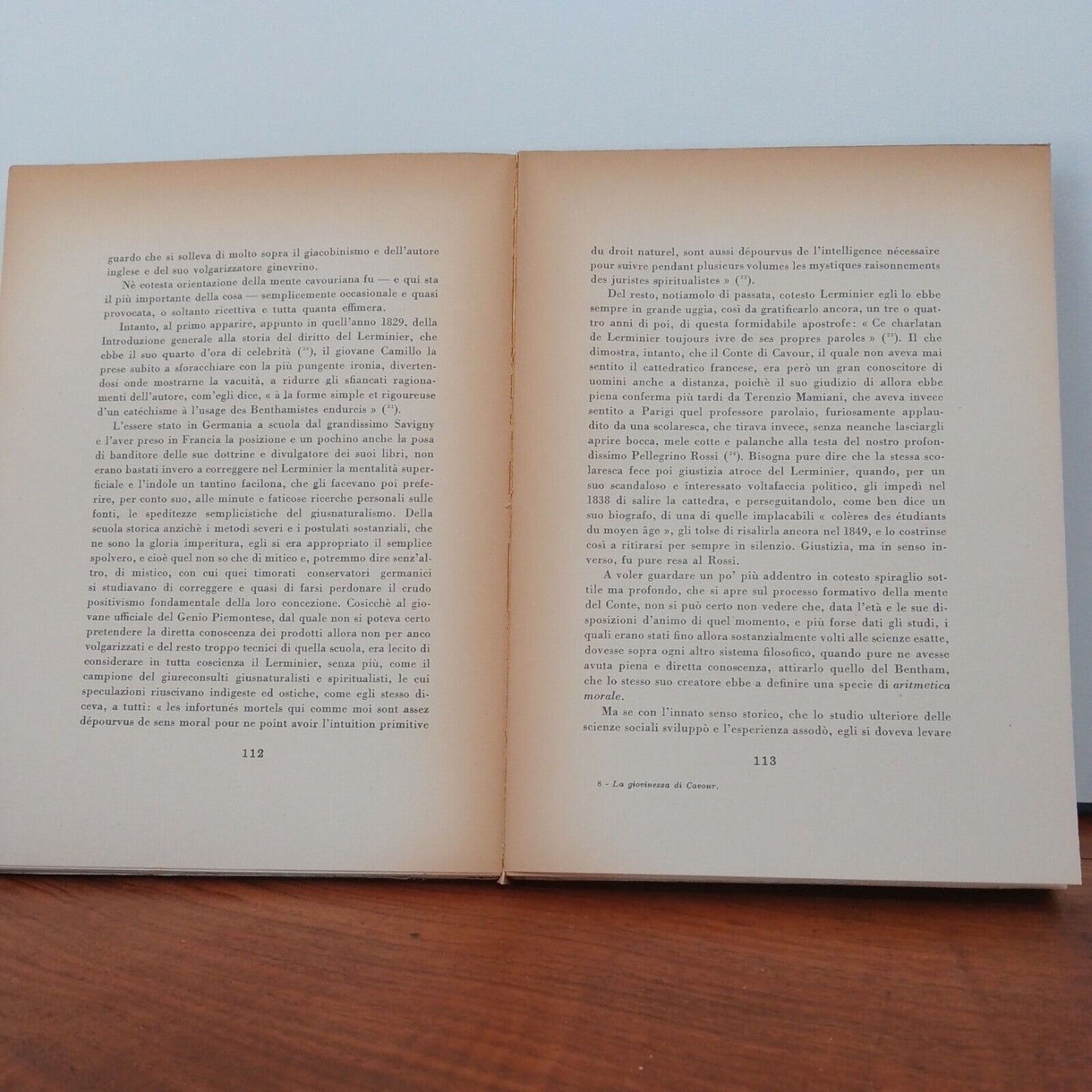 LA GIOVINEZZA di CAVOUR, F. Ruffini,  Di Modica - Torino 1937