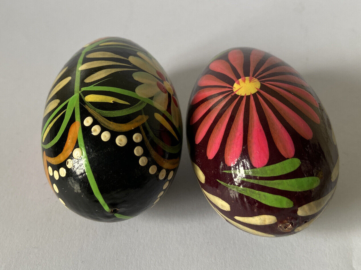 Hand Painted Wooden Eggs