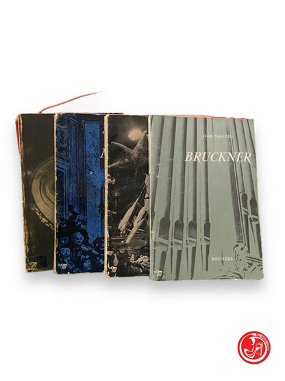 4 volumes on music: Ravel, Mozart, Bach, Bruckner 