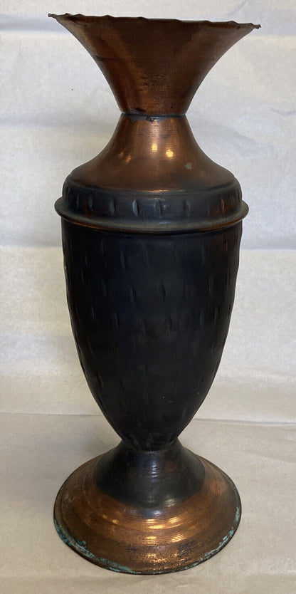 Copper Flower Vase