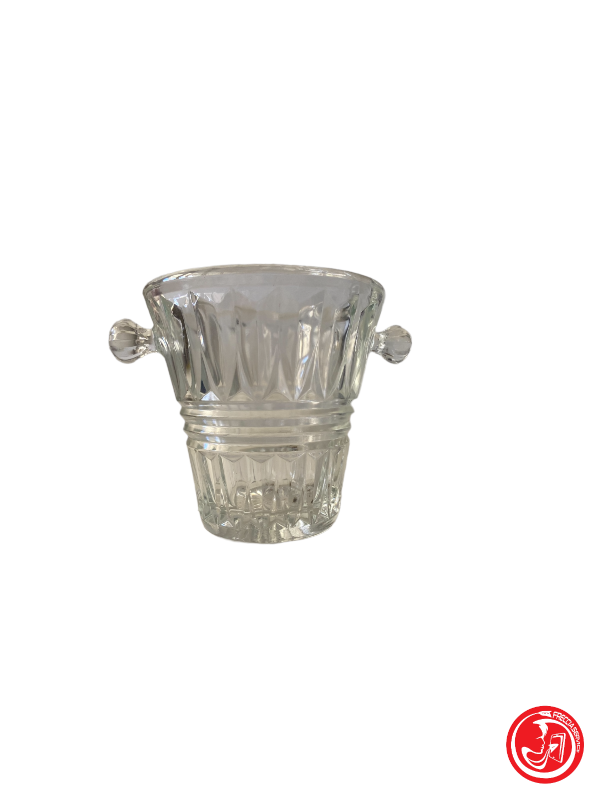 Glass ice bucket