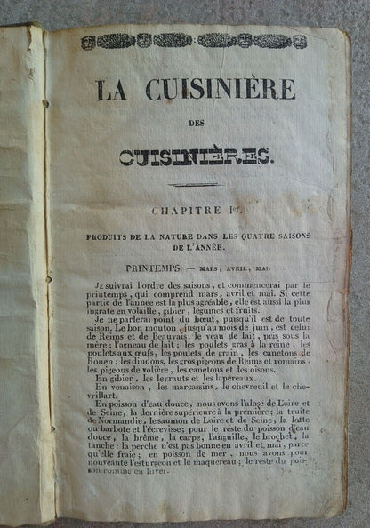 La Cuisinière des cuisinière de la ville et de la campagne, Ardant, I ediz.1848