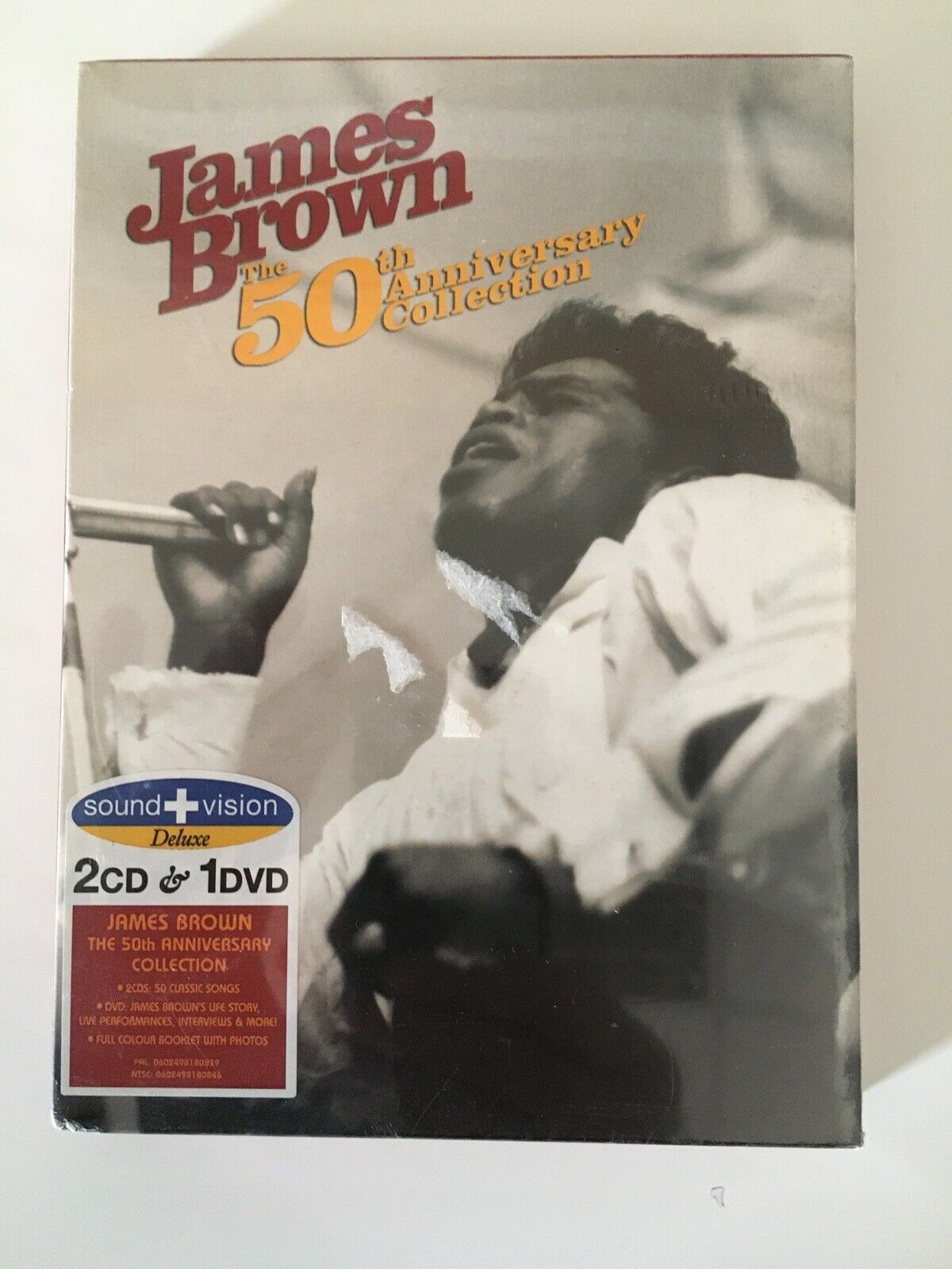 JAMES BROWN 50th Anniversary Concert BOX 1DVD+2CD NEW SEALED