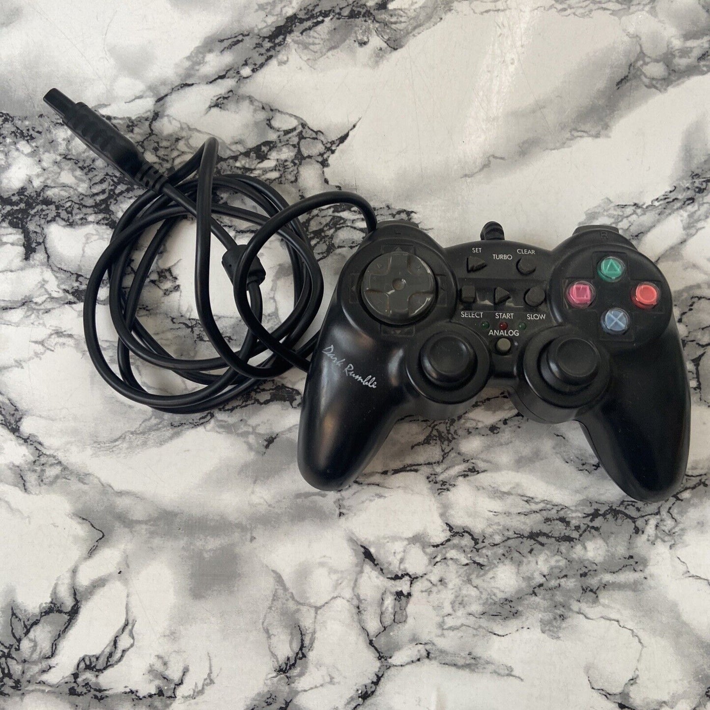 manette de jeu PS1 Dark Rumble