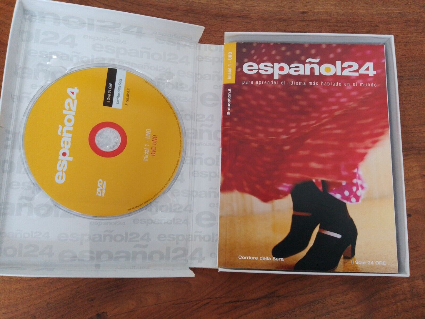 Spanish course N. 1 DVD, Espanol24, il sole24ore, Corriere della sera