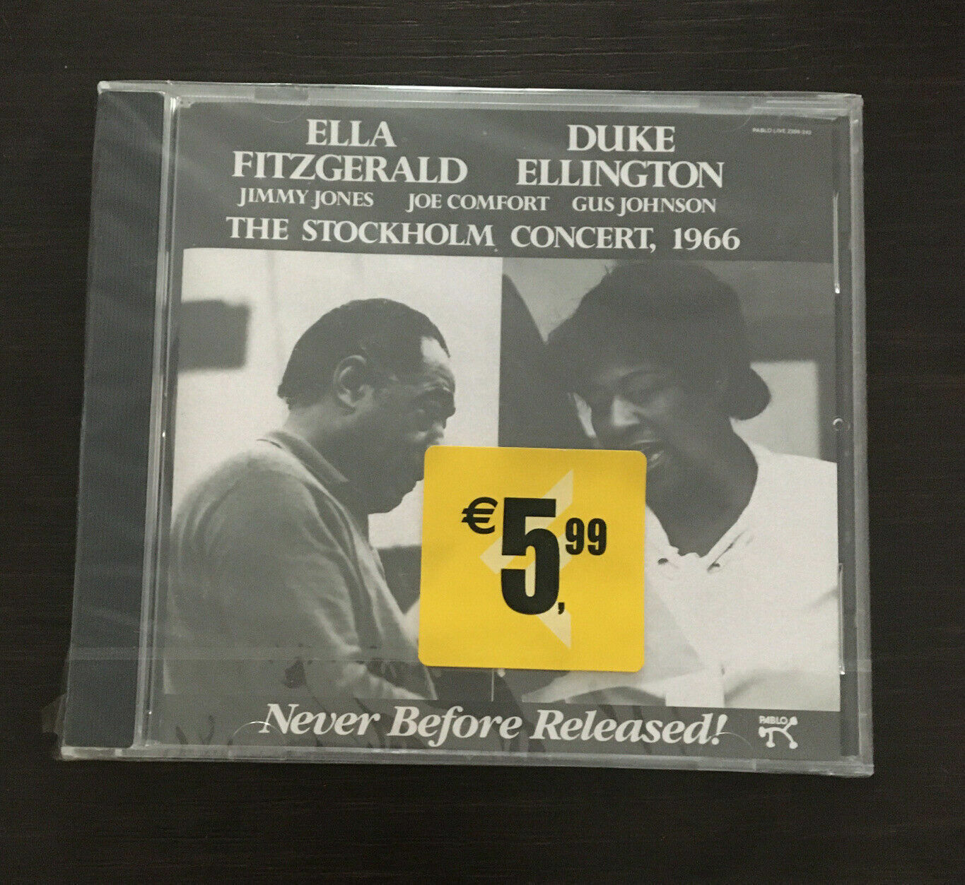 FITZGERALD ELLINGTON CONCERT DE STOCKHOLM 1966 CD 