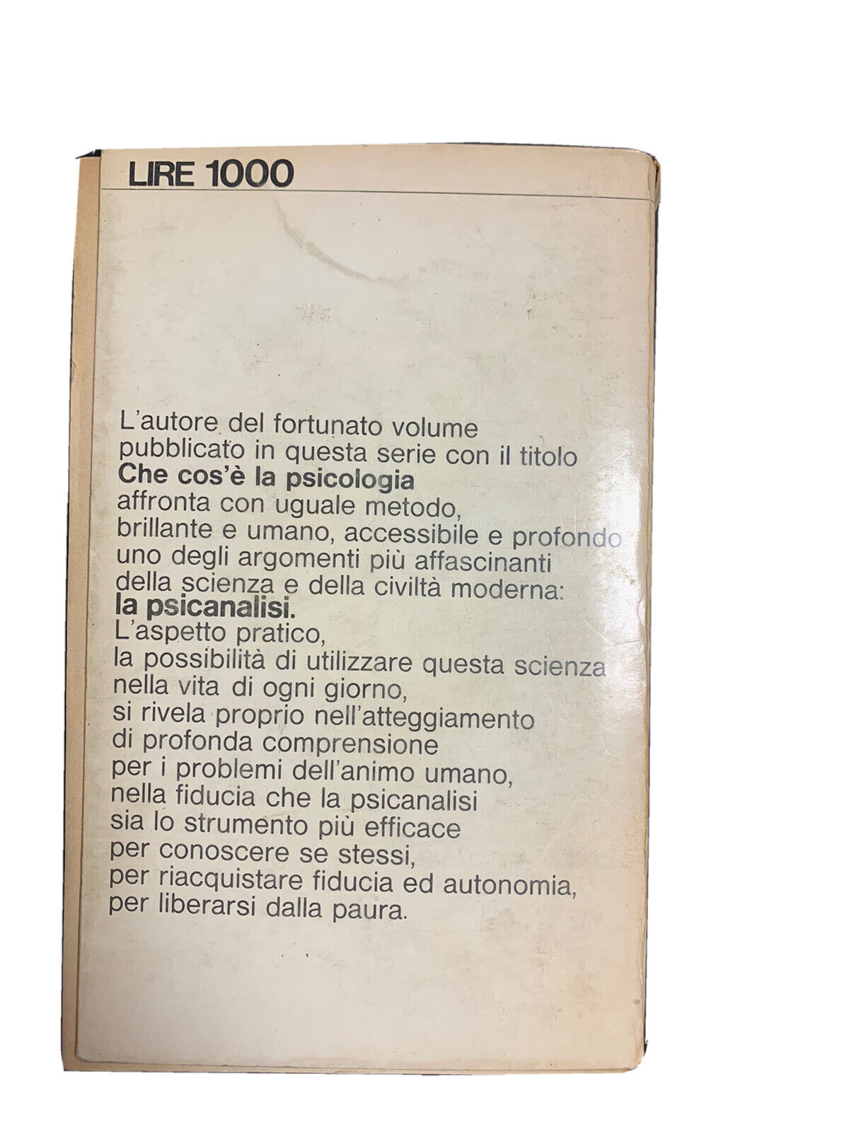 Che cos’è la psicoanalisi - Enciclopedie Pratiche Sansoni