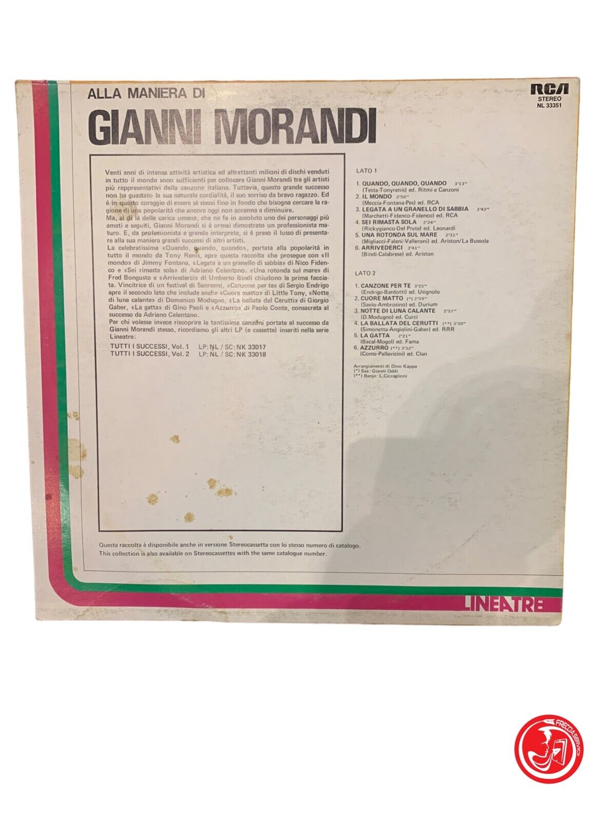 Gianni Morandi - Alla Maniera Di Gianni Morandi