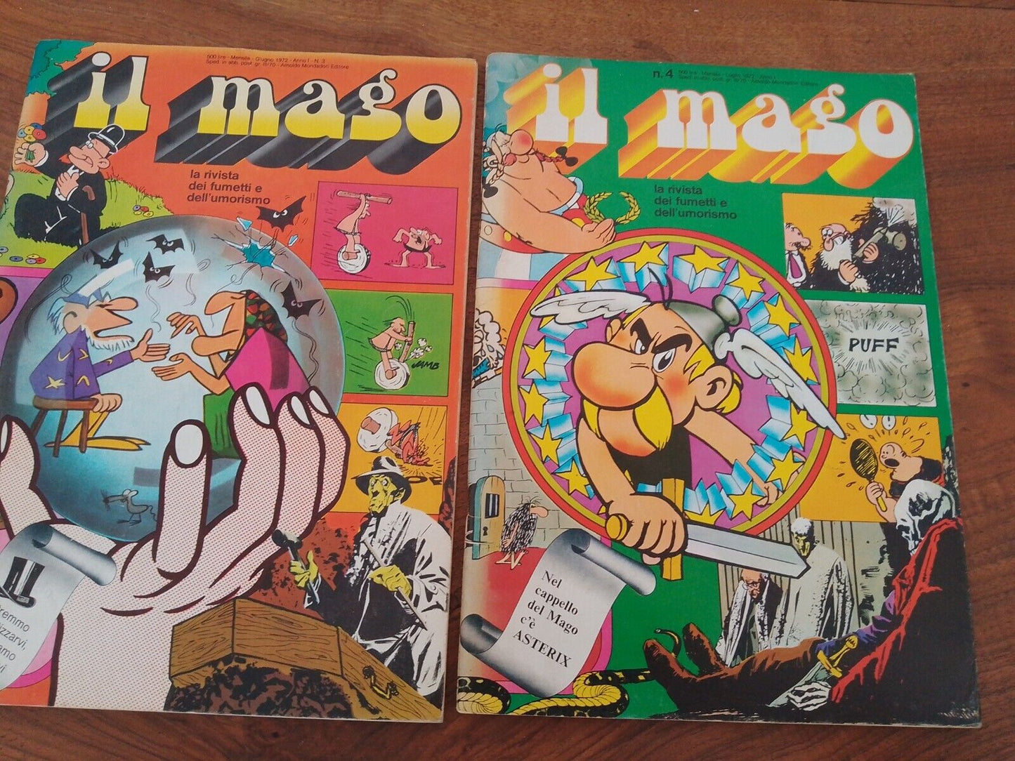 IL MAGO - ANNO 1 - N. 3-4, 1972 - La RIVISTA dei FUMETTI e dell' UMORISMO