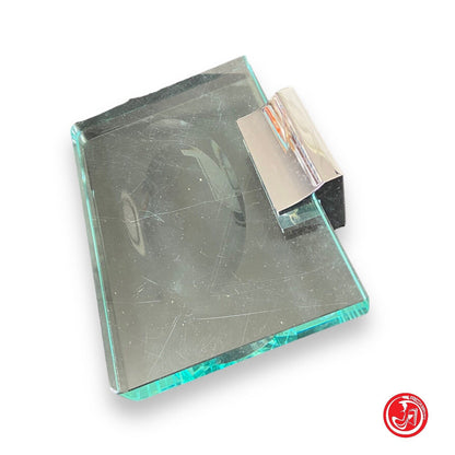 Glass soap dish for the bathroom - modern style 