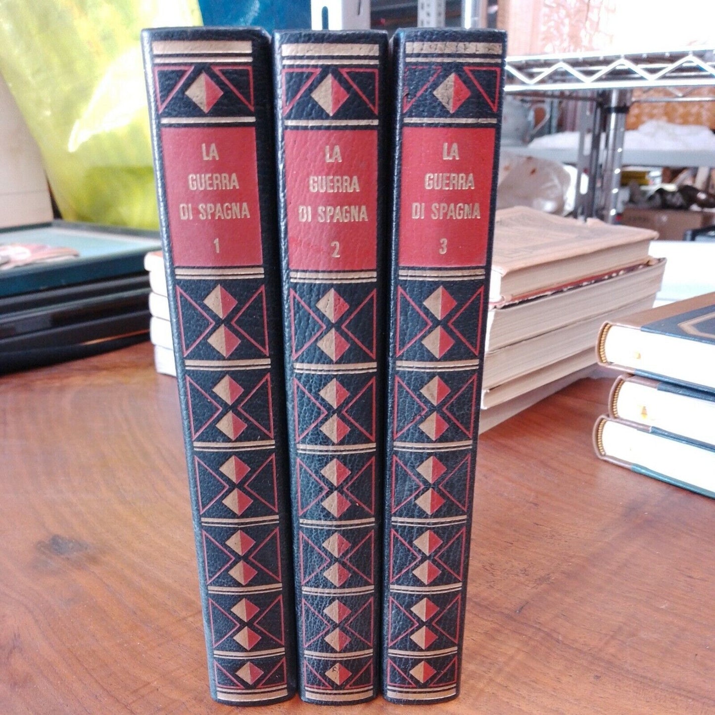 LA GUERRE D'ESPAGNE, B. Michal, vol. 1-2-3, Éd. Crémille 1971