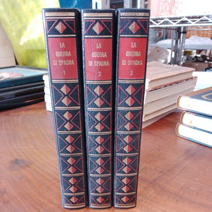 LA GUERRE D'ESPAGNE, B. Michal, vol. 1-2-3, Éd. Crémille 1971