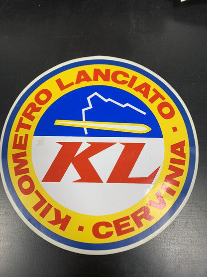 Cervinia vintage sticker - Kilometer launched