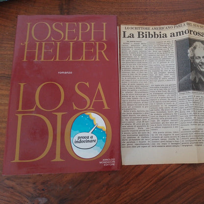 Lo sa Dio, Joseph Heller, Mondadori 1985 + articolo