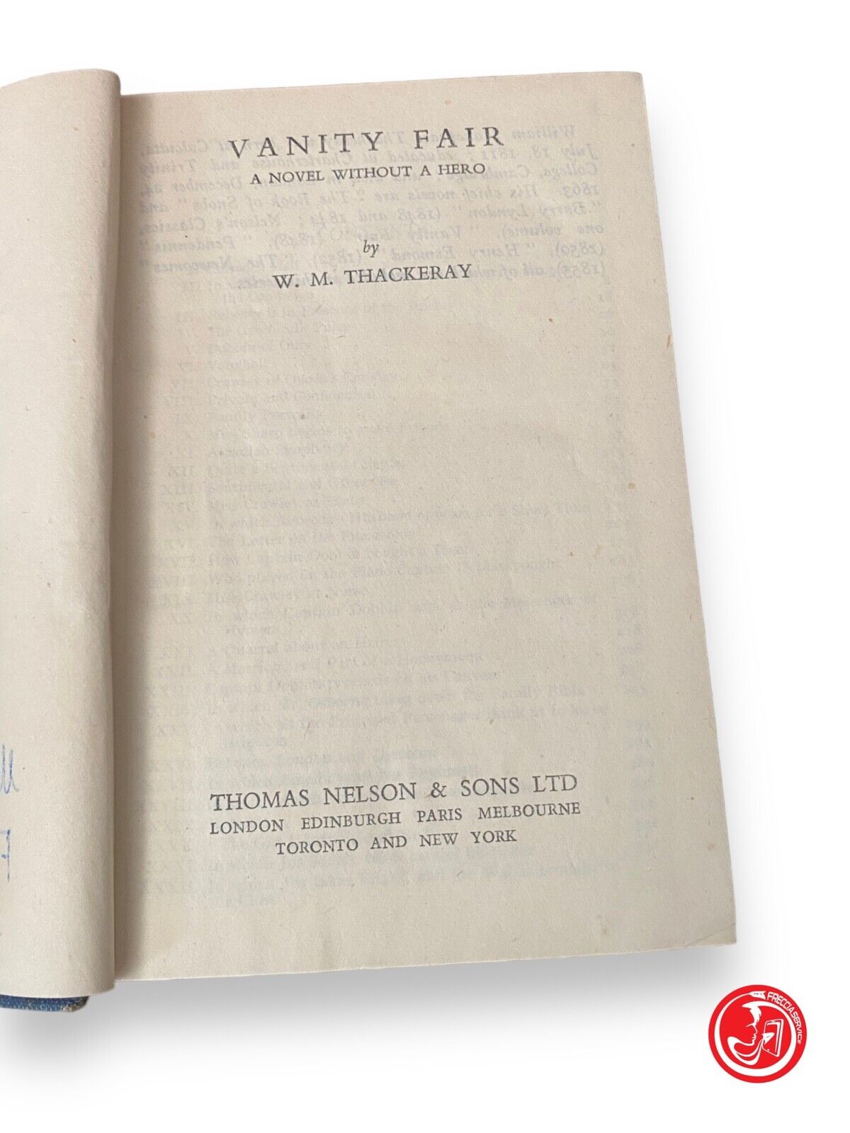 Vanity Fair a novel without a hero - WM Thackeray, 1949