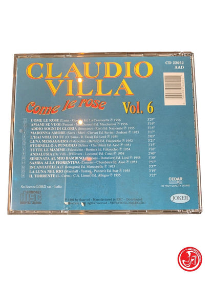 Claudio Villa - Like roses Vol.6