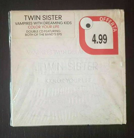 CD Twin Sister (2) ‎– Vampires avec des enfants qui rêvent / Colorez votre vie 