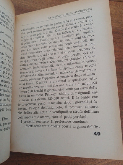 La meravigliosa avventura, Pitigrilli, Sonzogno, 1948