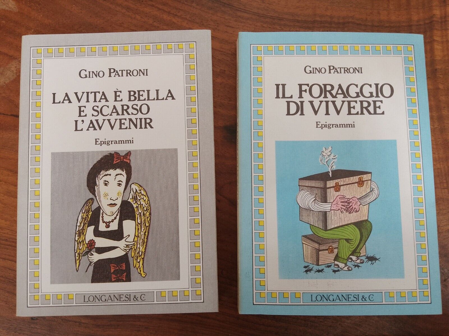 Epigrams, G. Patroni, 2 volumes, slipcase, Longanesi 1988