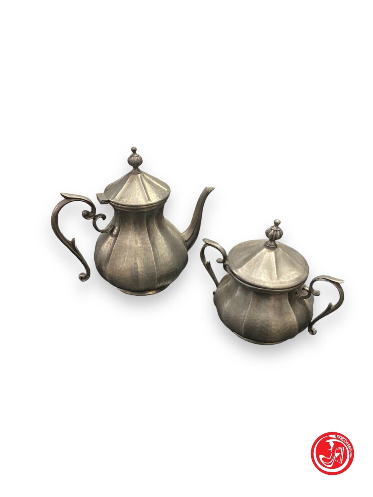 Pewter coffee set 