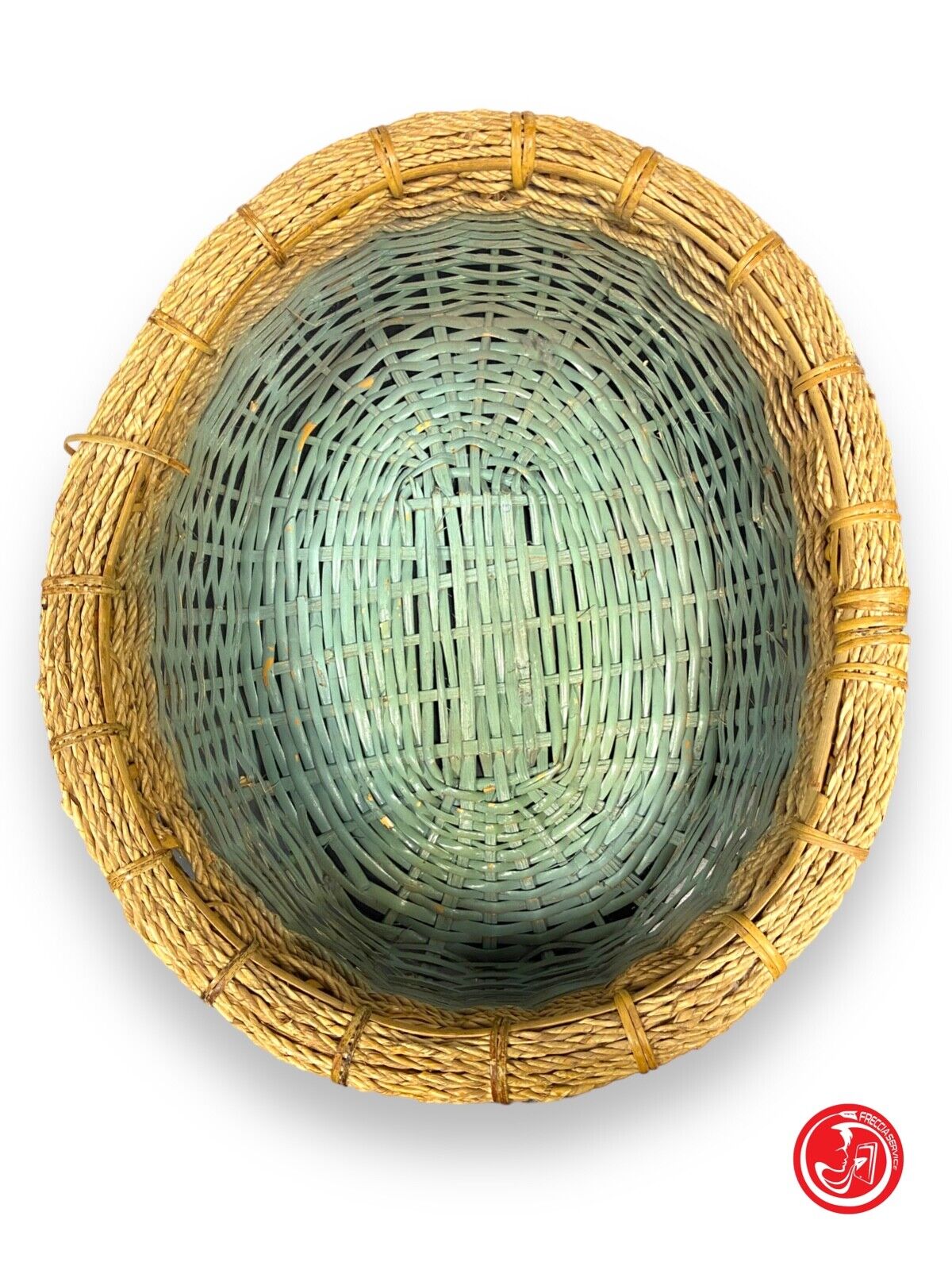 Cesto in vimini verde