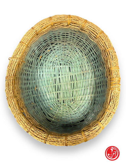 Cesto in vimini verde
