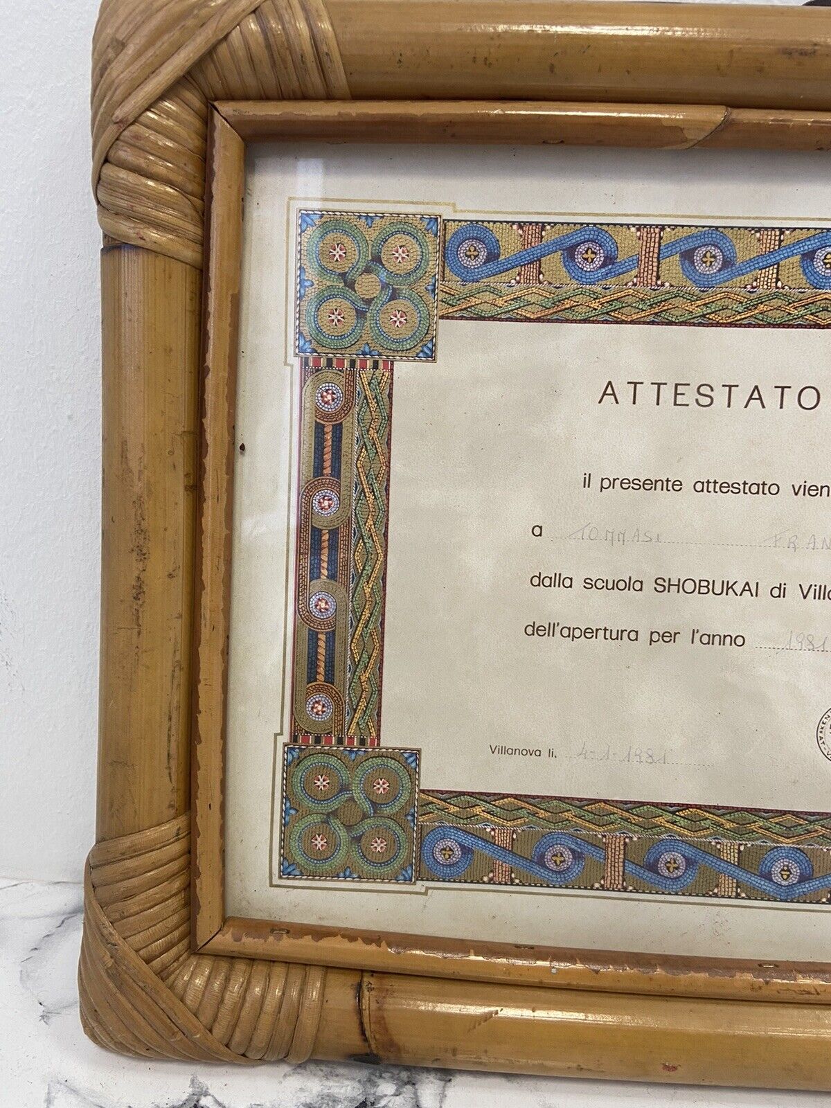Cornice In Legno Spessa Con Vetro