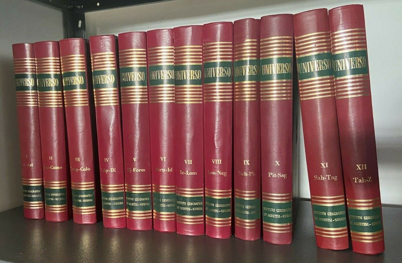 Enciclopedia Istituto geografico - Universo - 12 volumi