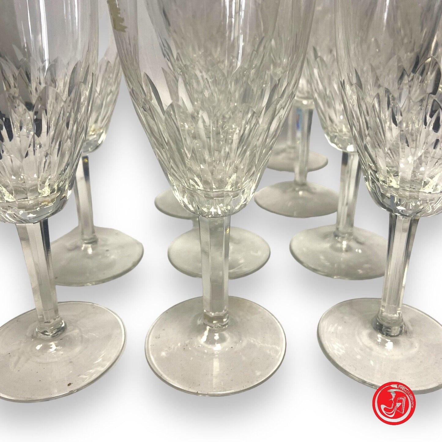 Service en cristal pour 6 personnes (18 verres)