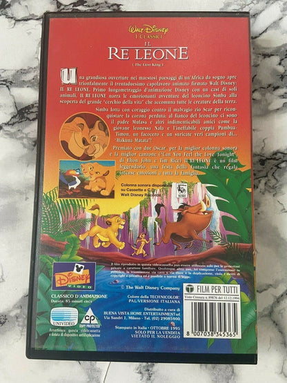 Videocassetta - Il Re Leone