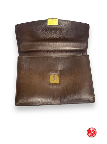 Leather briefcase