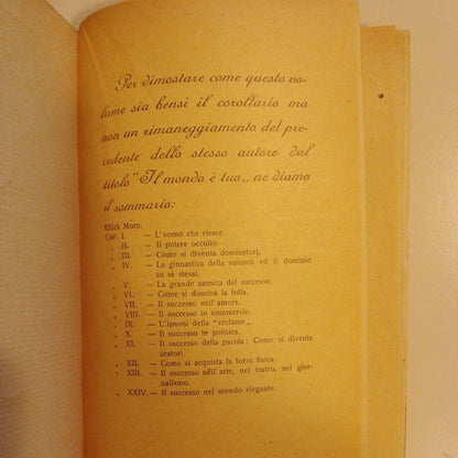 IL NUOVO MONDO è TUO arte del successo ... Morn, Lattes 1922