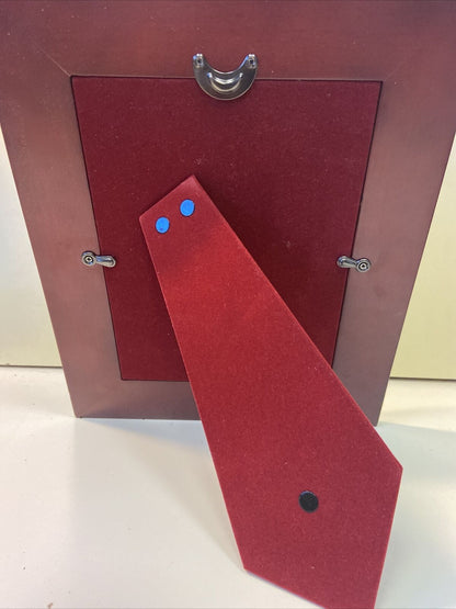 Cornice Argentata In Velluto Rosso 14,5 x 19,5 cm