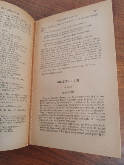 Genie du Christianisme, Chateaubriand, Flammarion Ed.,1926