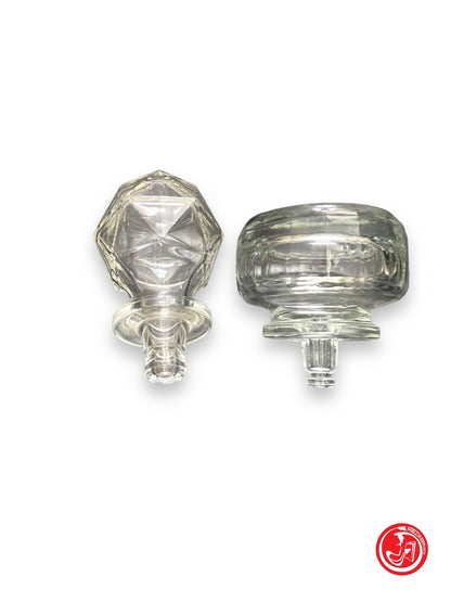 Glass stoppers for whiskey bottles/decanters 