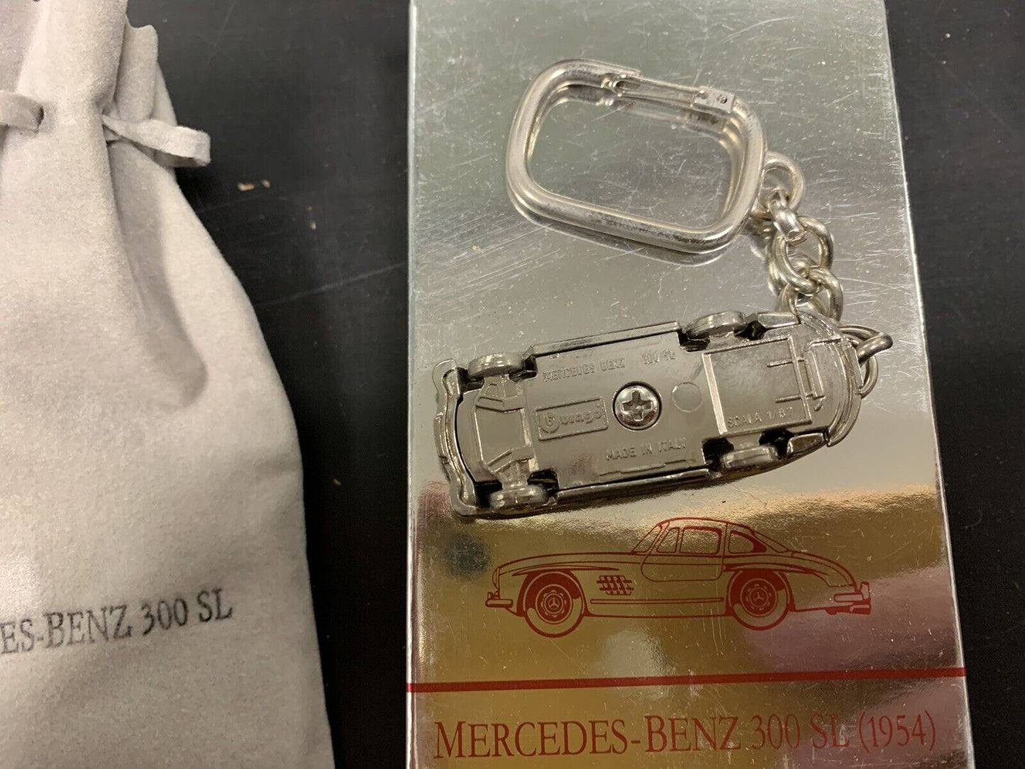 Burago key ring Mercedes - Benz 300 SL (1954)