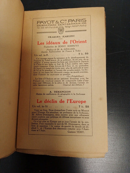 Les yeux de l'asie - R. Kipling - Payot 1921 Rare