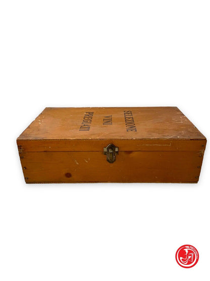 Wooden box "Selection of fine wines" 