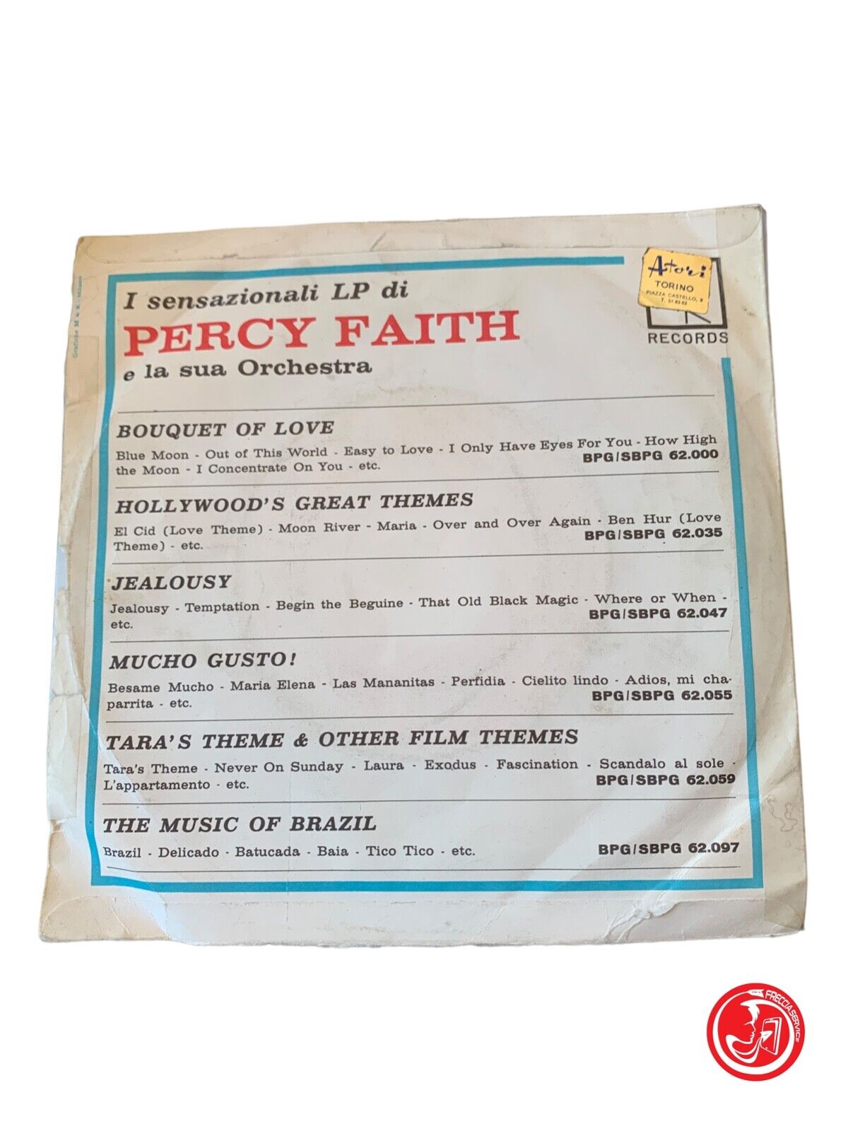 Percy Faith E La Sua Orchestra - Fascination / Laura