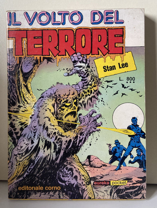 Horror-noir IL VOLTO DEL TERRORE Stan Lee edit. Corno1974