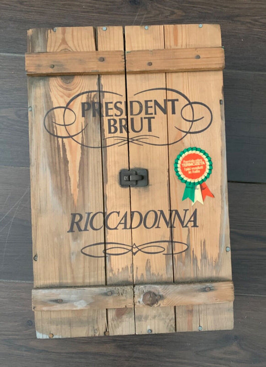 Cassa di legno Riccadonna president brut