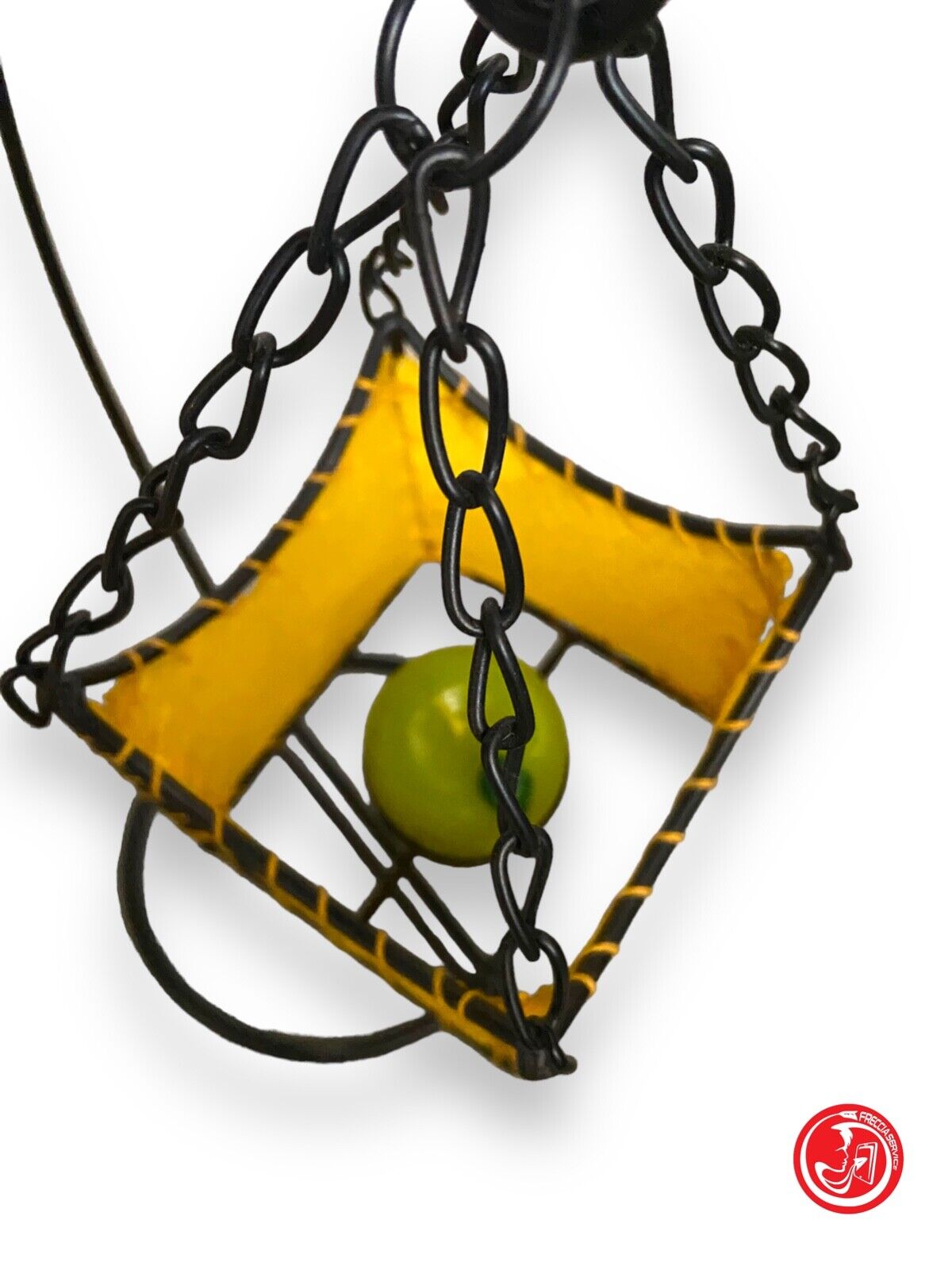 Pair of hanging candle holders
