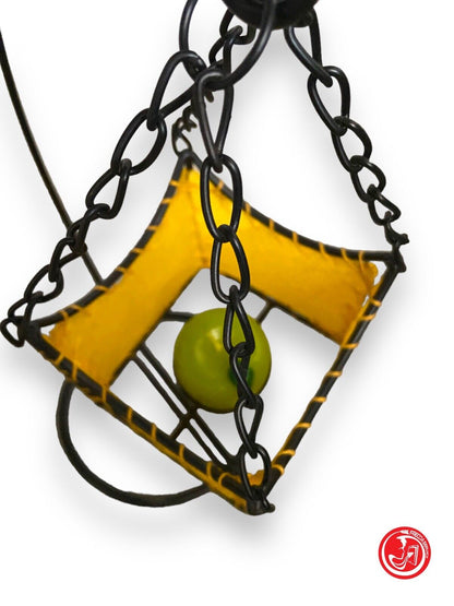 Pair of hanging candle holders
