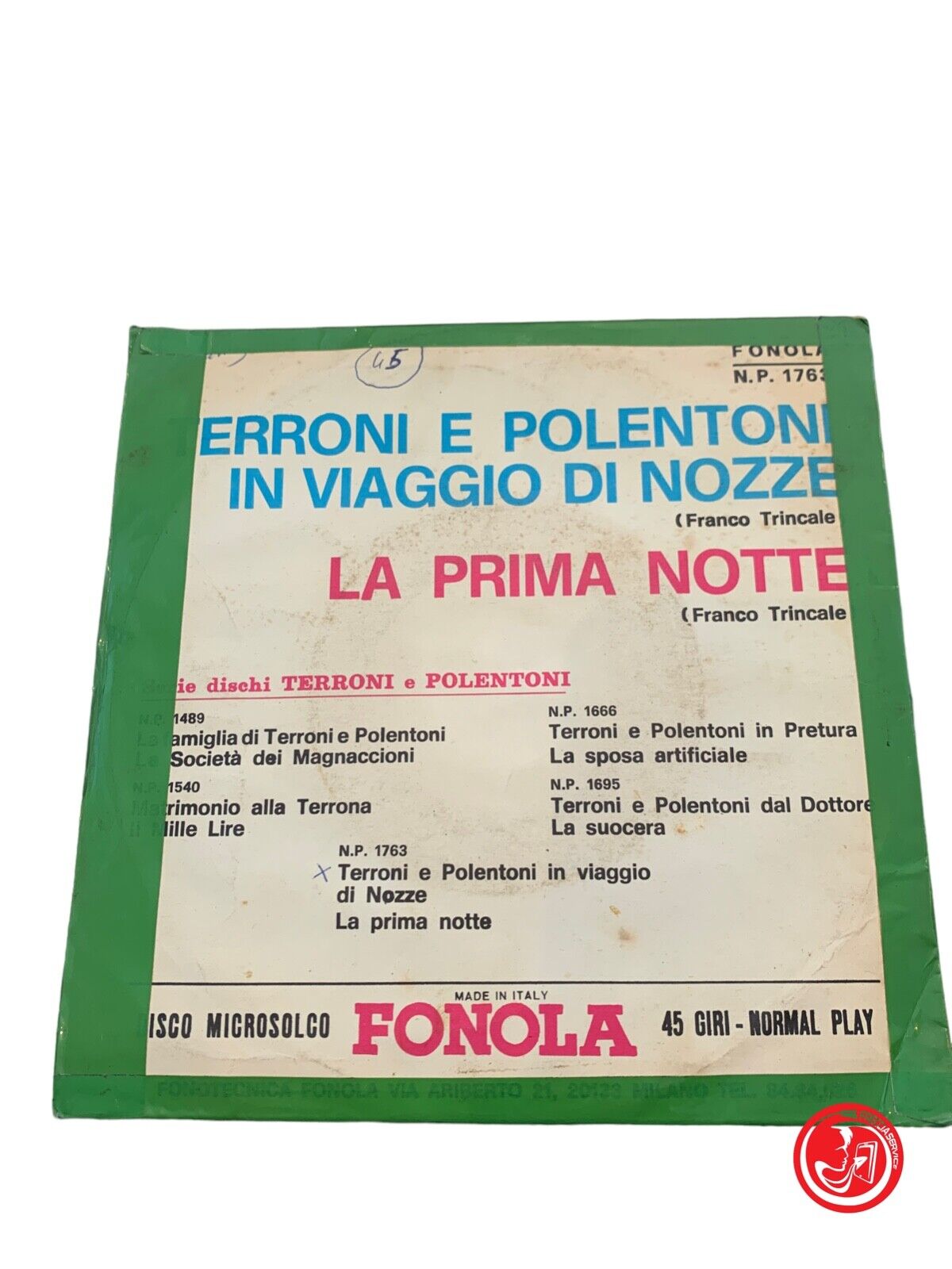 Franco Trincale – Terroni et Polentoni en lune de miel