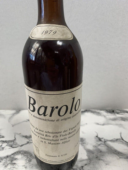 Bouteille de Barolo 1979 - Caves à San Martino Alfieri