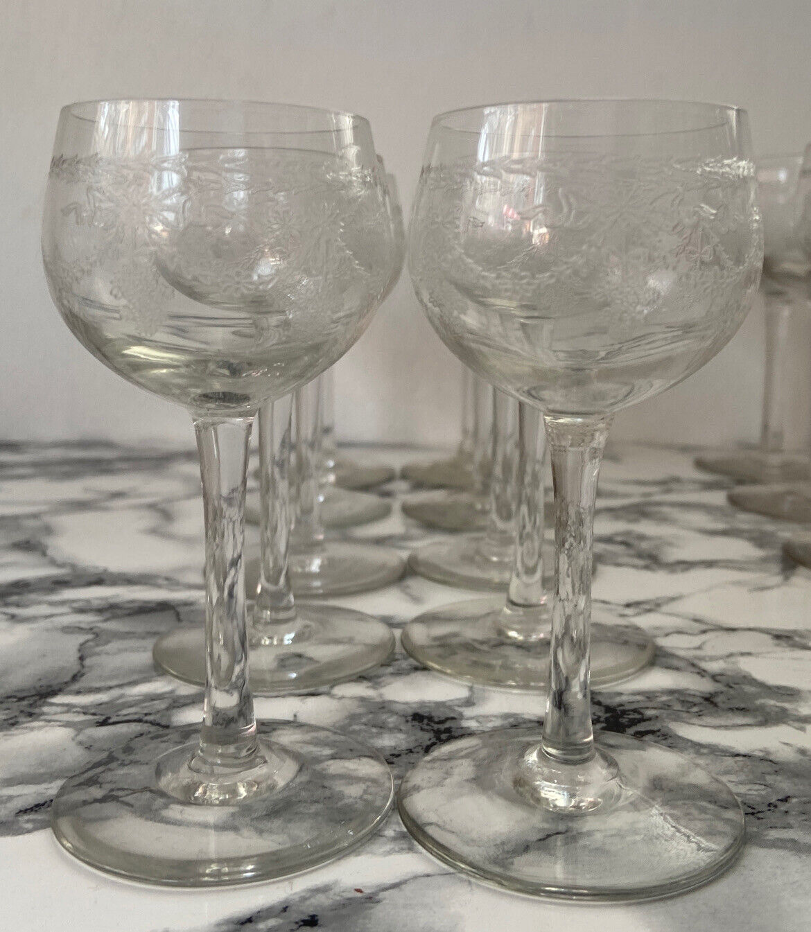 Verres en cristal traité (lot de 10 pièces)