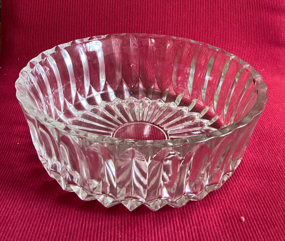 Tray and 6 Crystal Glass Cups