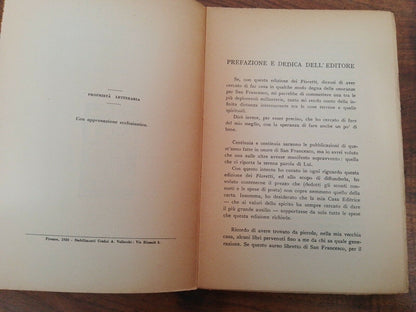 Les petites fleurs de saint François d'Assise, Vallecchi ed. , 1926+Canticum créaturerum